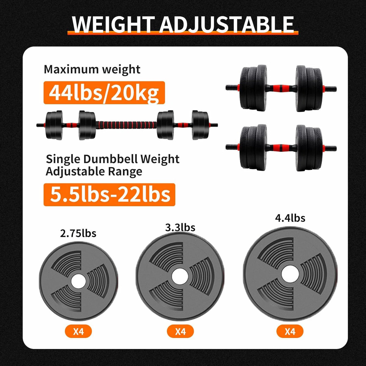Adjustable Dumbbell Set - view 2