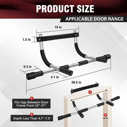 Home pull up bar - Doorway Pull Up Bar - No Screws Chin Up Bar