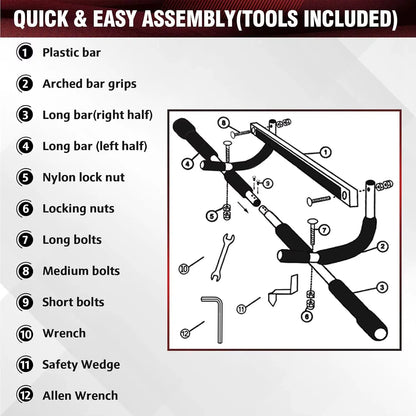 Pull up bar - Doorway Pull Up Bar - No Screws Chin Up Bar