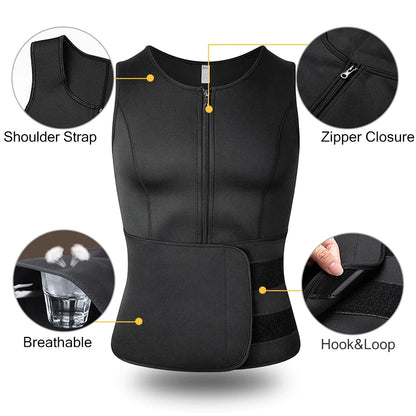 Neoprene Sauna Vest - view 6