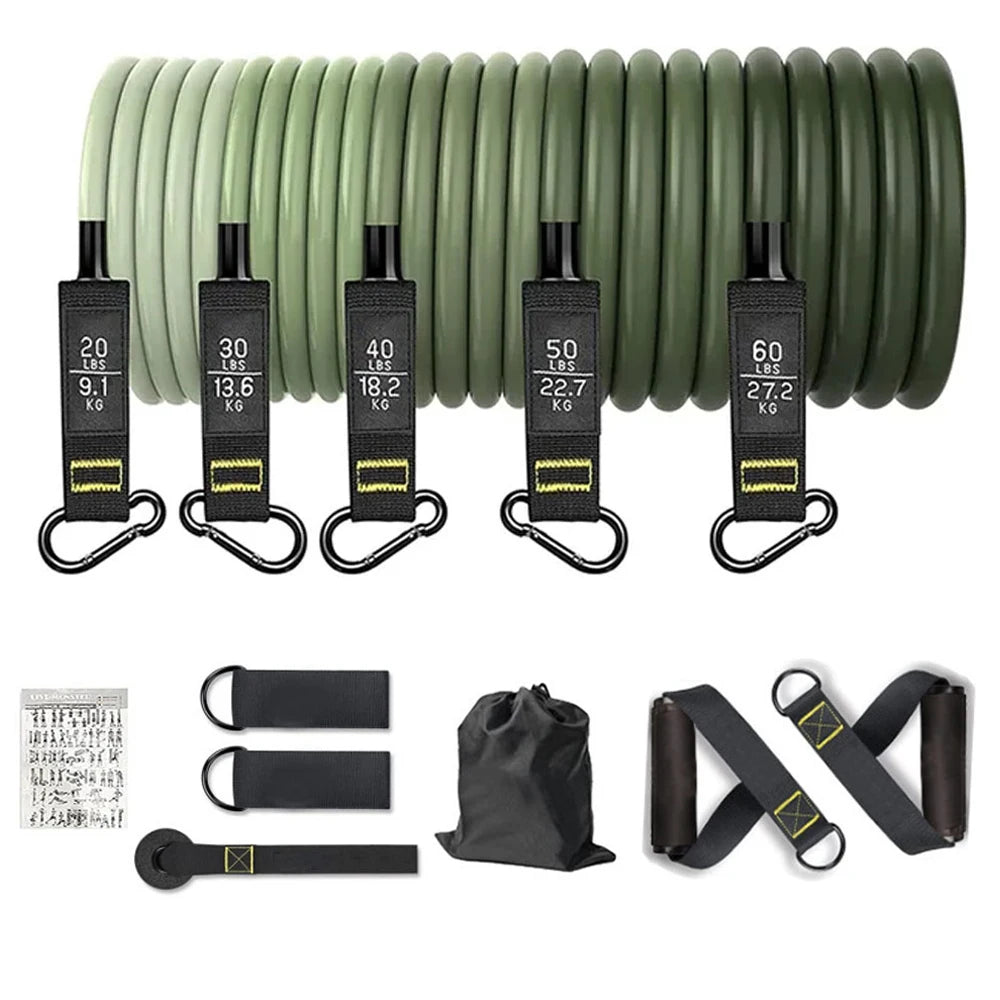 Resistance Band Set with Handles and Door Anchor