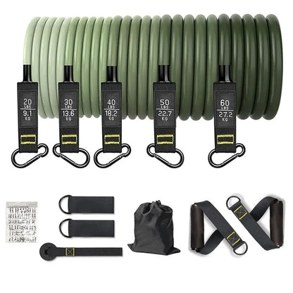 Resistance Band Set with Handles and Door Anchor