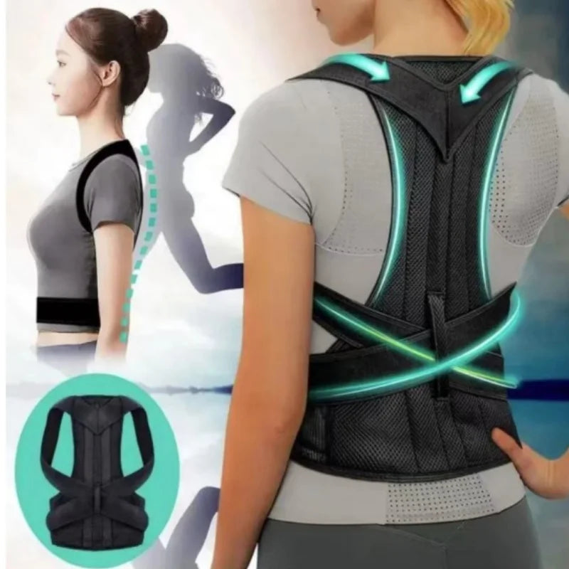 Posture brace - Posture Corrector - Adjustable Back & Shoulder Brace