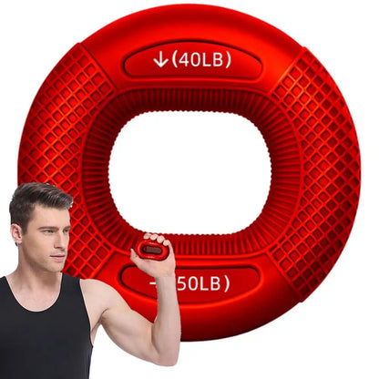 Finger strengthener - Silicone Grip Strengthener Rings - Finger Exerciser