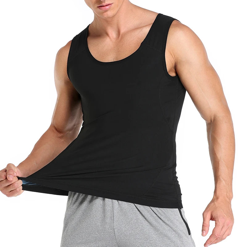 Sweat vest - Thermo Sweat Vest - Compression Workout Shirt