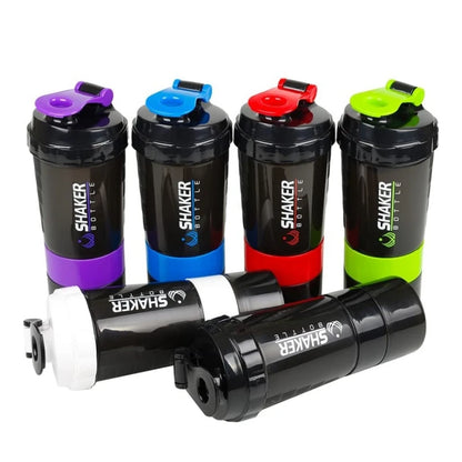 Protein Shaker Bottle with Storage