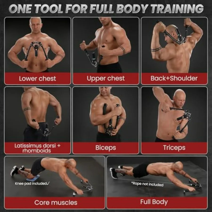 Chest workout equipment - Hydraulic Power Twister - 3 in 1 Arm & Chest Trainer