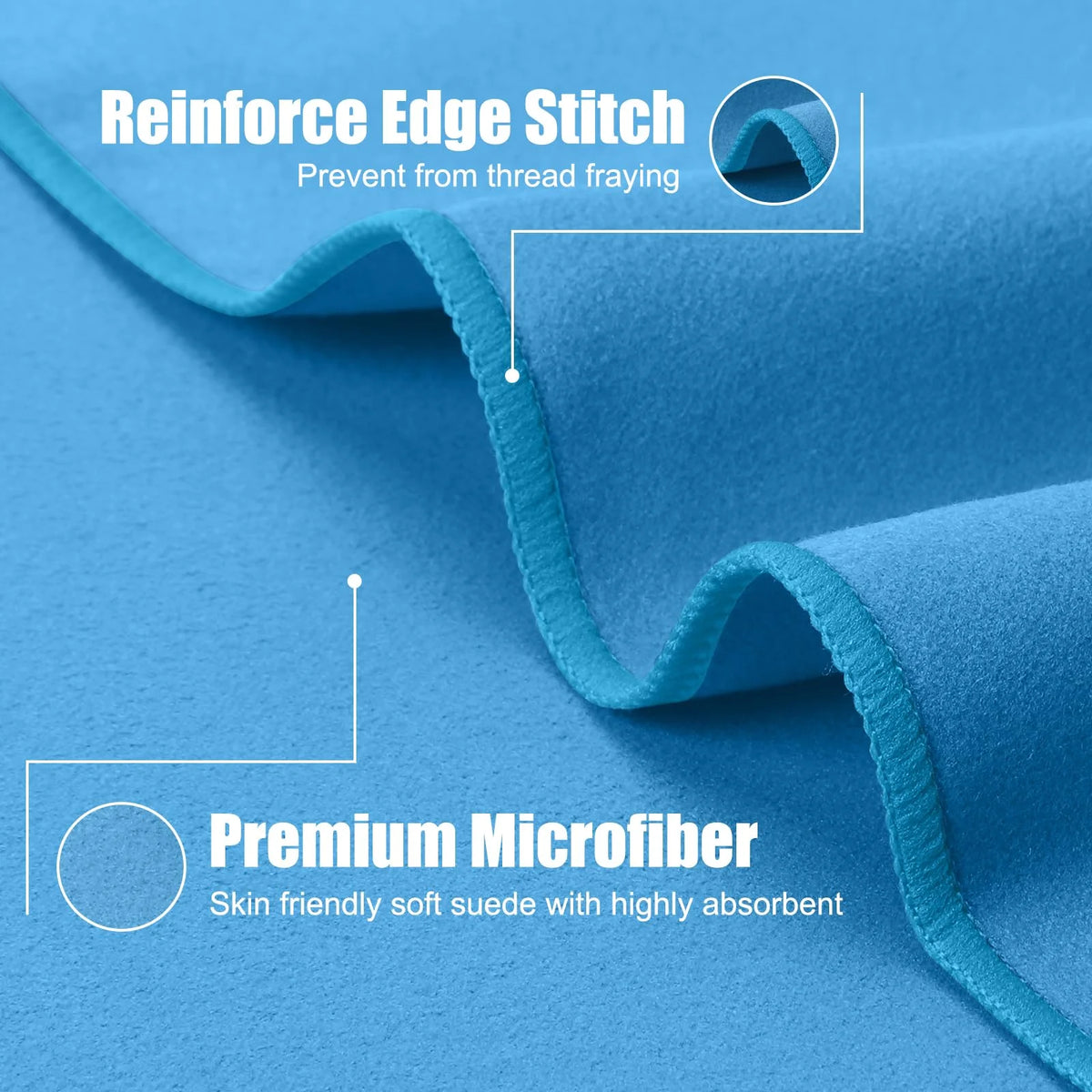 Quick dry towel - Microfiber Gym Towel - Quick Dry Sweat Towel