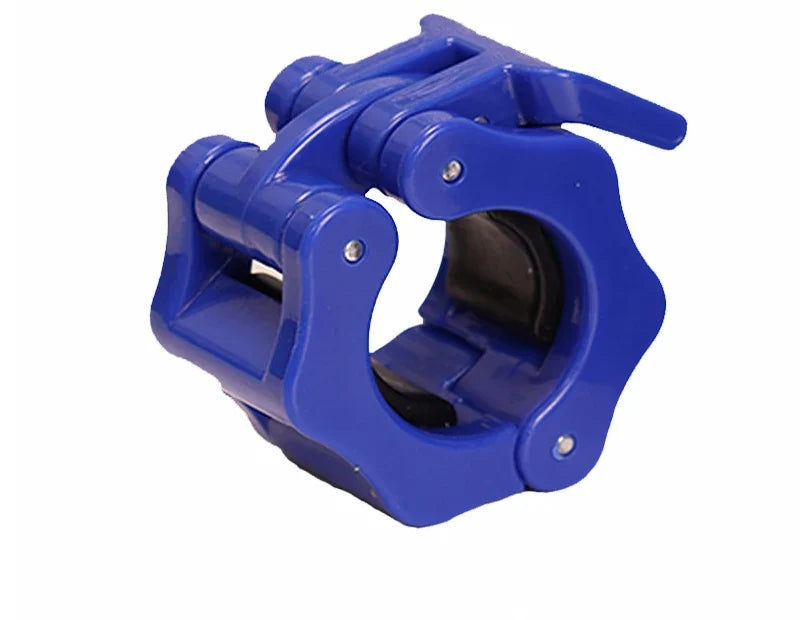 Quick-release barbell collar, 25 mm Blue – Single