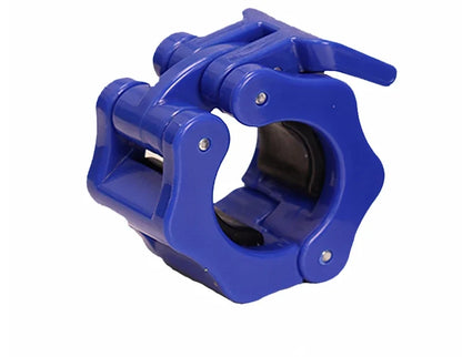 Quick-release barbell collar, 25 mm Blue – Single