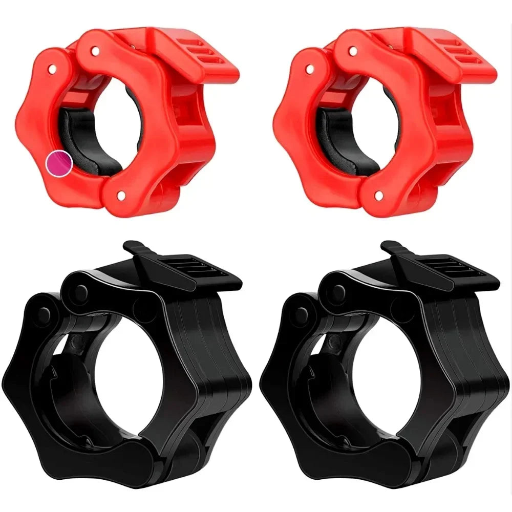 Barbell clamps - Barbell Collars - Quick Release Barbell Clips