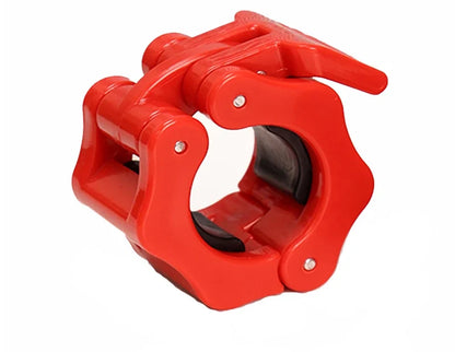 Quick-release barbell collar, 30 mm Red – Single