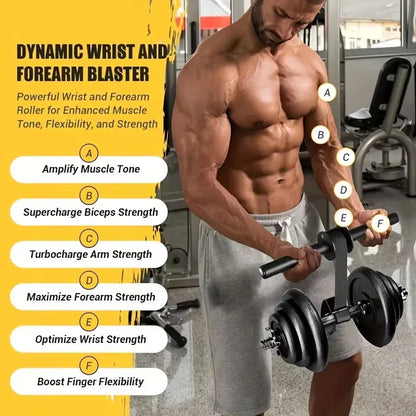 Forearm workout equipment - Wrist Roller - Forearm Exerciser & Trainer