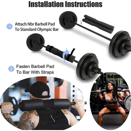 Barbell pad for hip thrust - Barbell Pad for Hip Thrusts & Squats