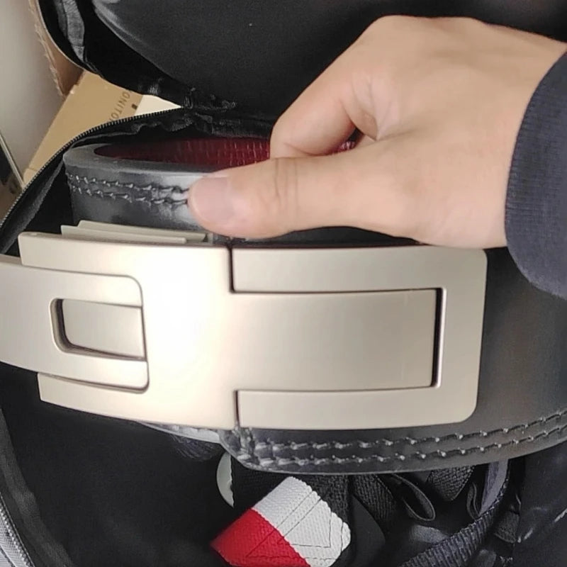 Leather lifting belt - Leather Lever Weightlifting Belt