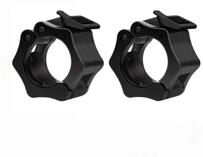 Quick-release barbell collar, 25 mm Black – Pair