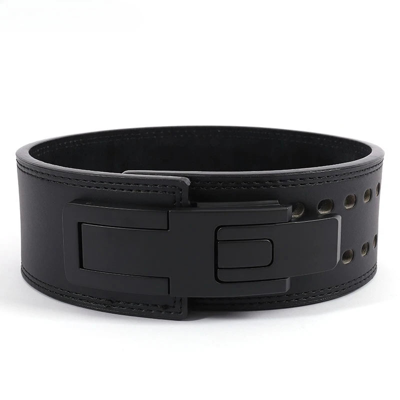 Weightlifting belt - Leather Lever Weightlifting Belt