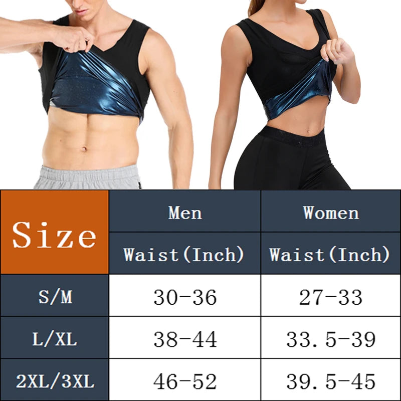 Thermo vest - Thermo Sweat Vest - Compression Workout Shirt