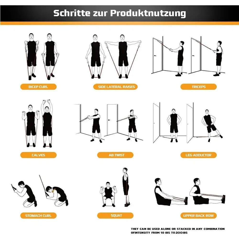 Tube Resistance Band Set - view 3
