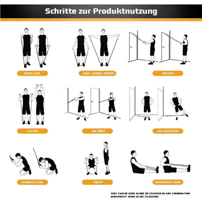 Tube Resistance Band Set - view 3