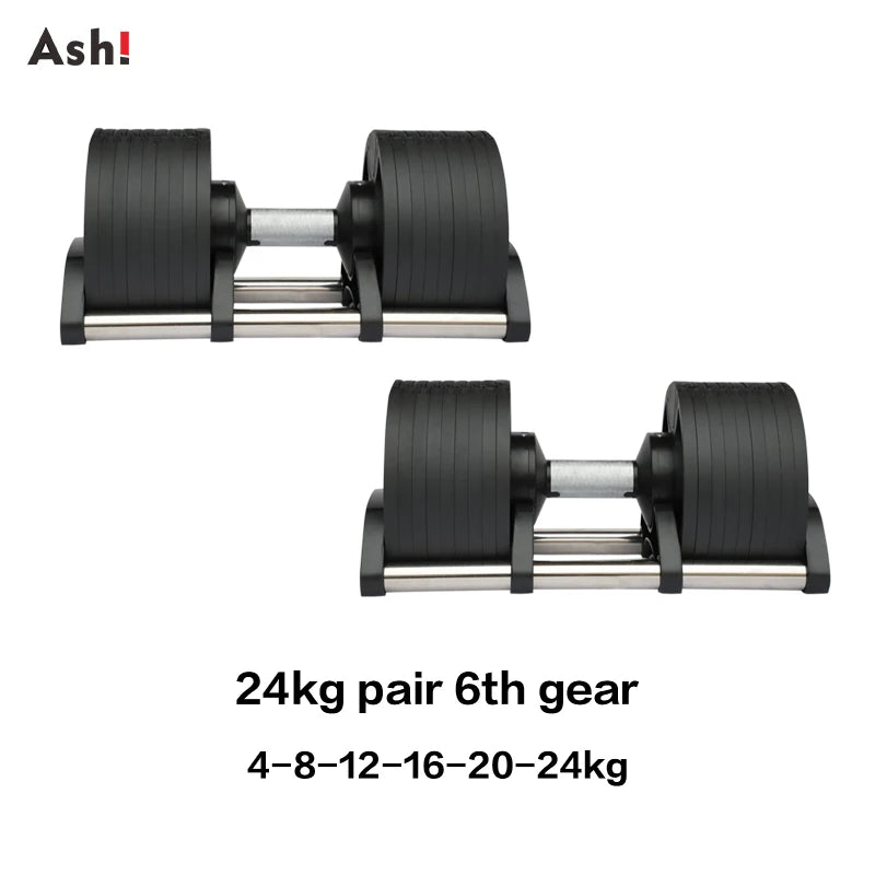 Adjustable dumbbells 50 lb - Adjustable Dumbbells Set - Up to 50kg (110lb) Pair