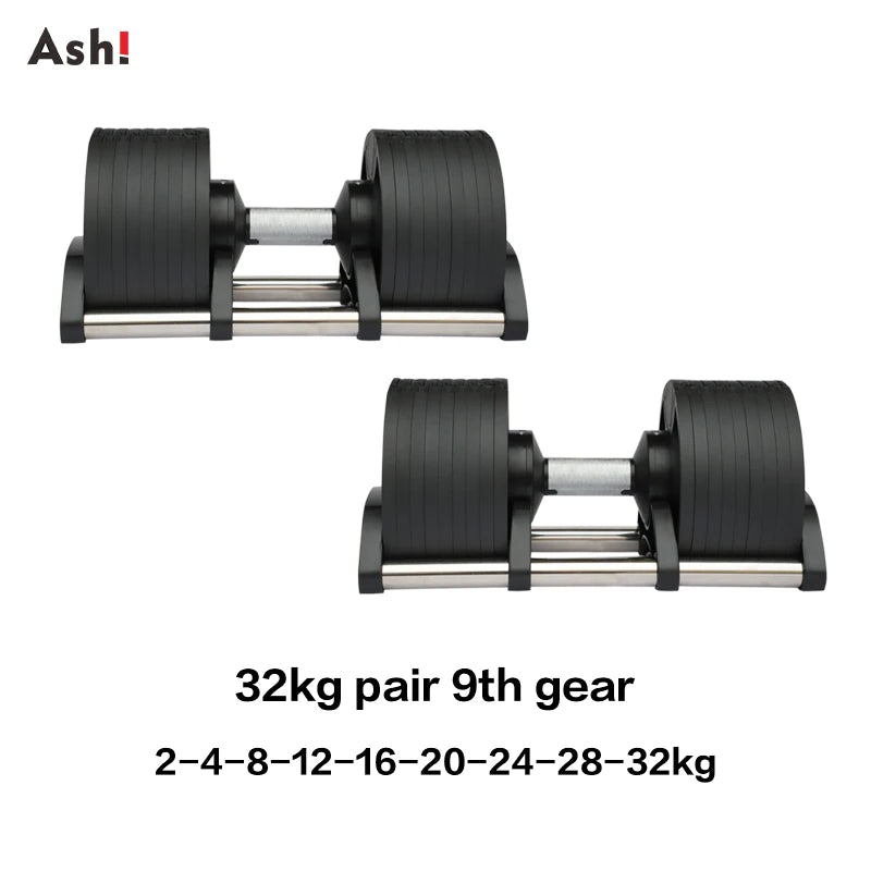 Dumbbells - Adjustable Dumbbells Set - Up to 50kg (110lb) Pair