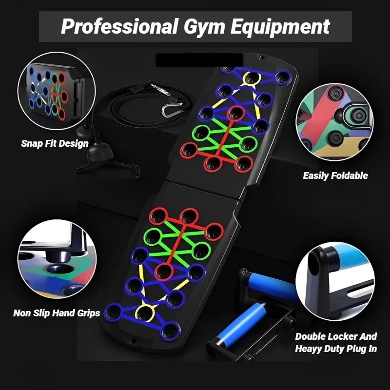 Push up handles - Foldable Push Up Board - Push Up Bars & Handles