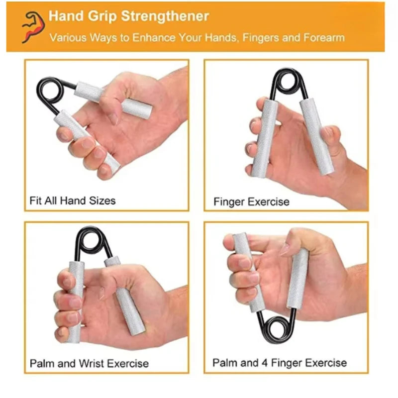 Grip strength trainer - Metal Hand Gripper - Aluminium Grip Trainer