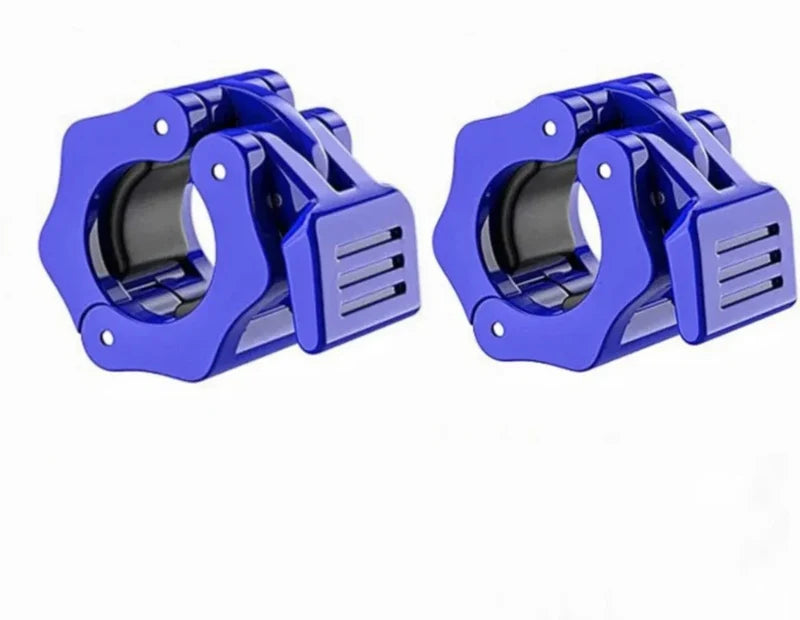 Quick-release barbell collar, 25 mm Blue – Pair