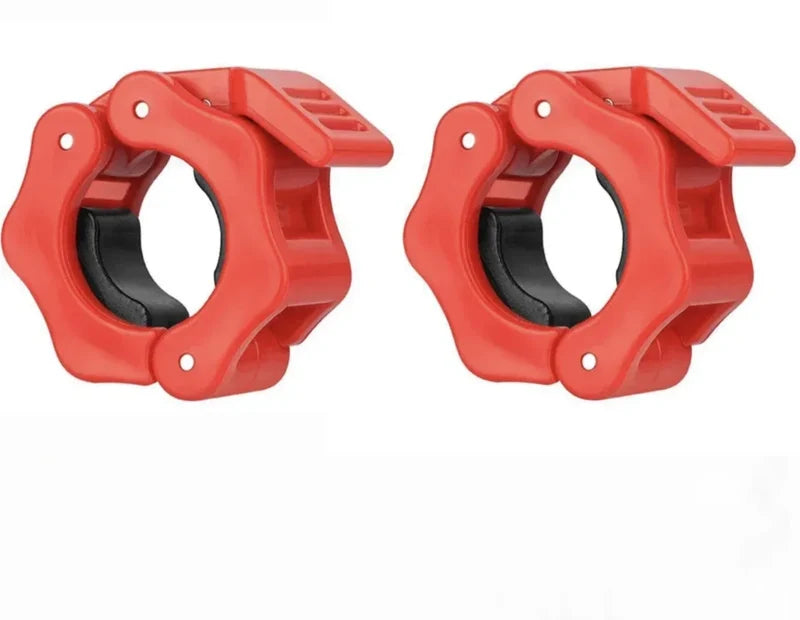 Quick-release barbell collar, 28 mm Red – Pair