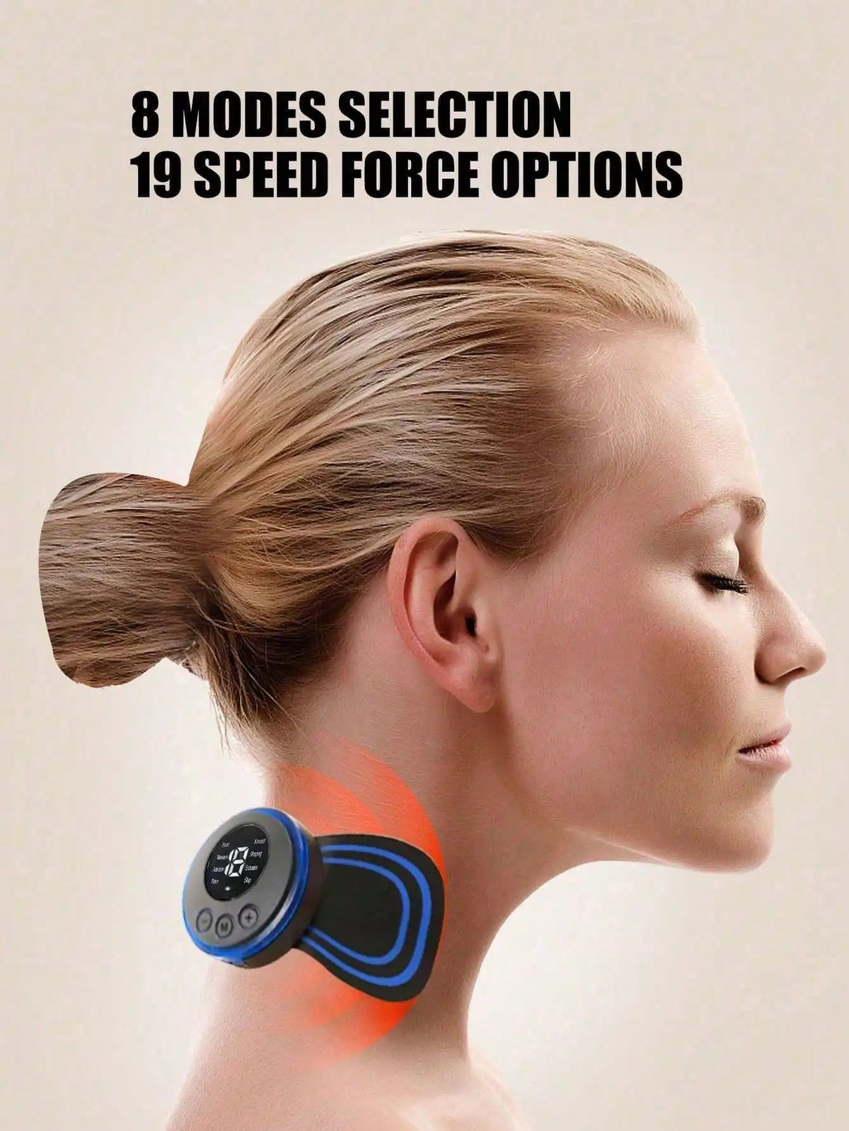 Electric neck massager - EMS Neck and Shoulder Massager Pads