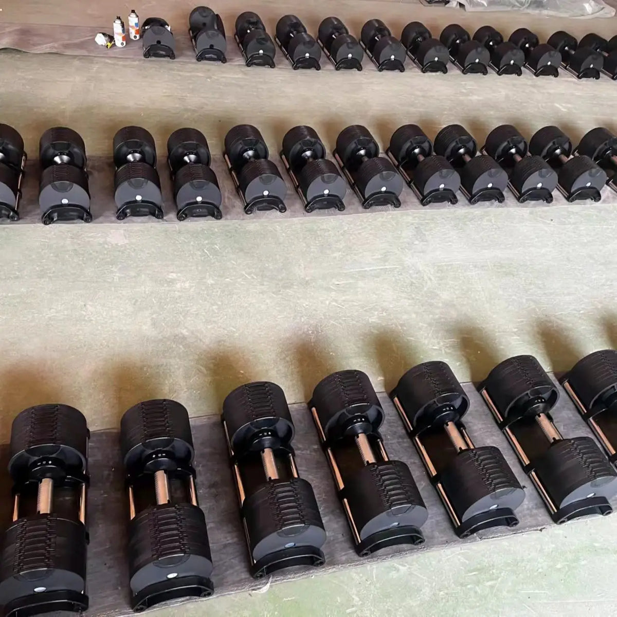 Adjustable Dumbbells Set - Twist Select Pair up to 110 lb