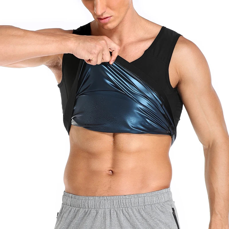 Sweat vest - Thermo Sweat Vest - Compression Workout Shirt