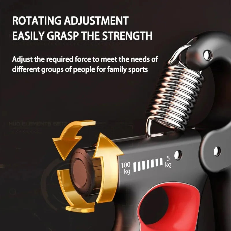 Grip strengthener - Adjustable Hand Grip Strengthener with Counter