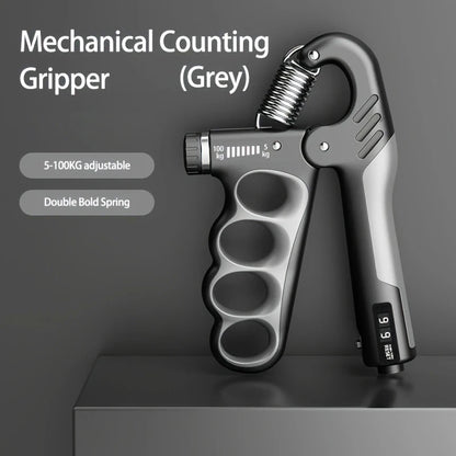 Adjustable grip strengthener - Adjustable Hand Grip Strengthener with Counter