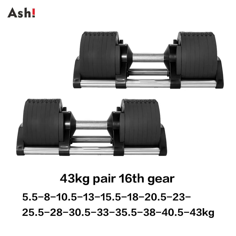 Adjustable dumbbells - Adjustable Dumbbells Set - Up to 50kg (110lb) Pair