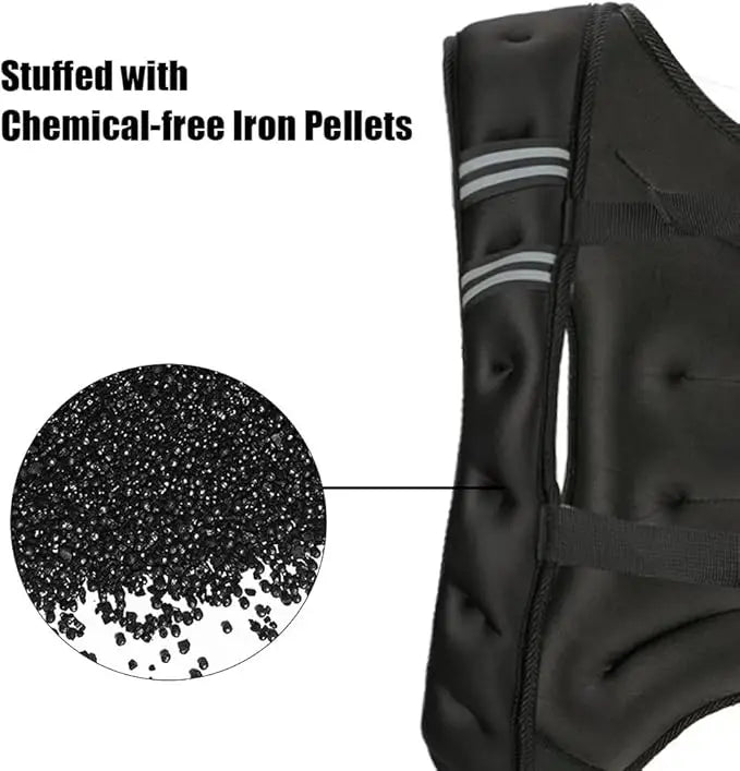 Weighted vest for walking - Adjustable Weighted Vest 12-30 lbs - Weights Included