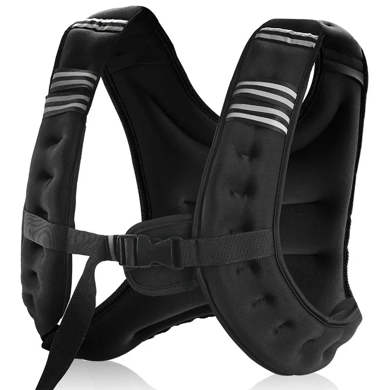 Weighted Vest 12 lb for Running with Reflective Stripe