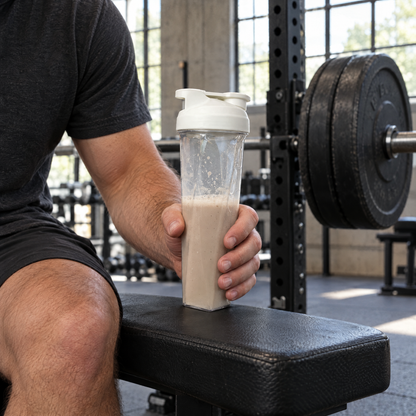 Vortex Protein Shaker in use at the gym