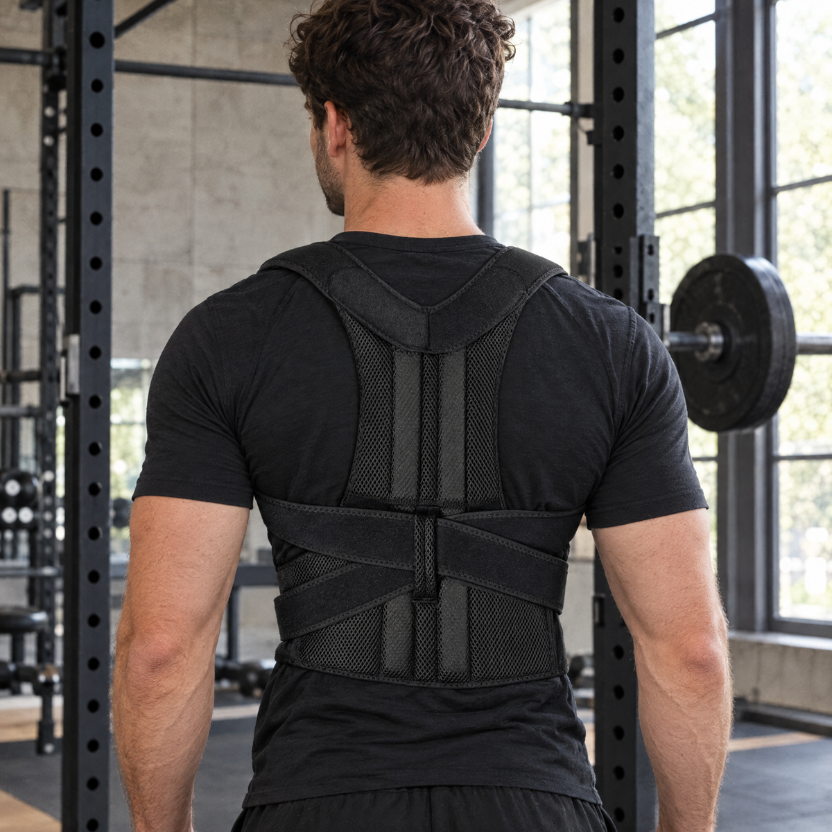 Posture Corrector in use at the gym