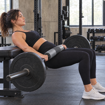 Barbell Squat Pad in use at the gym