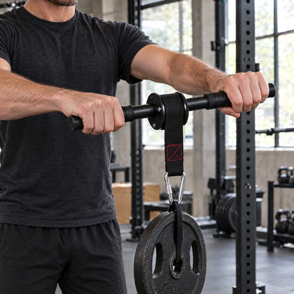 Wrist Roller in use at the gym
