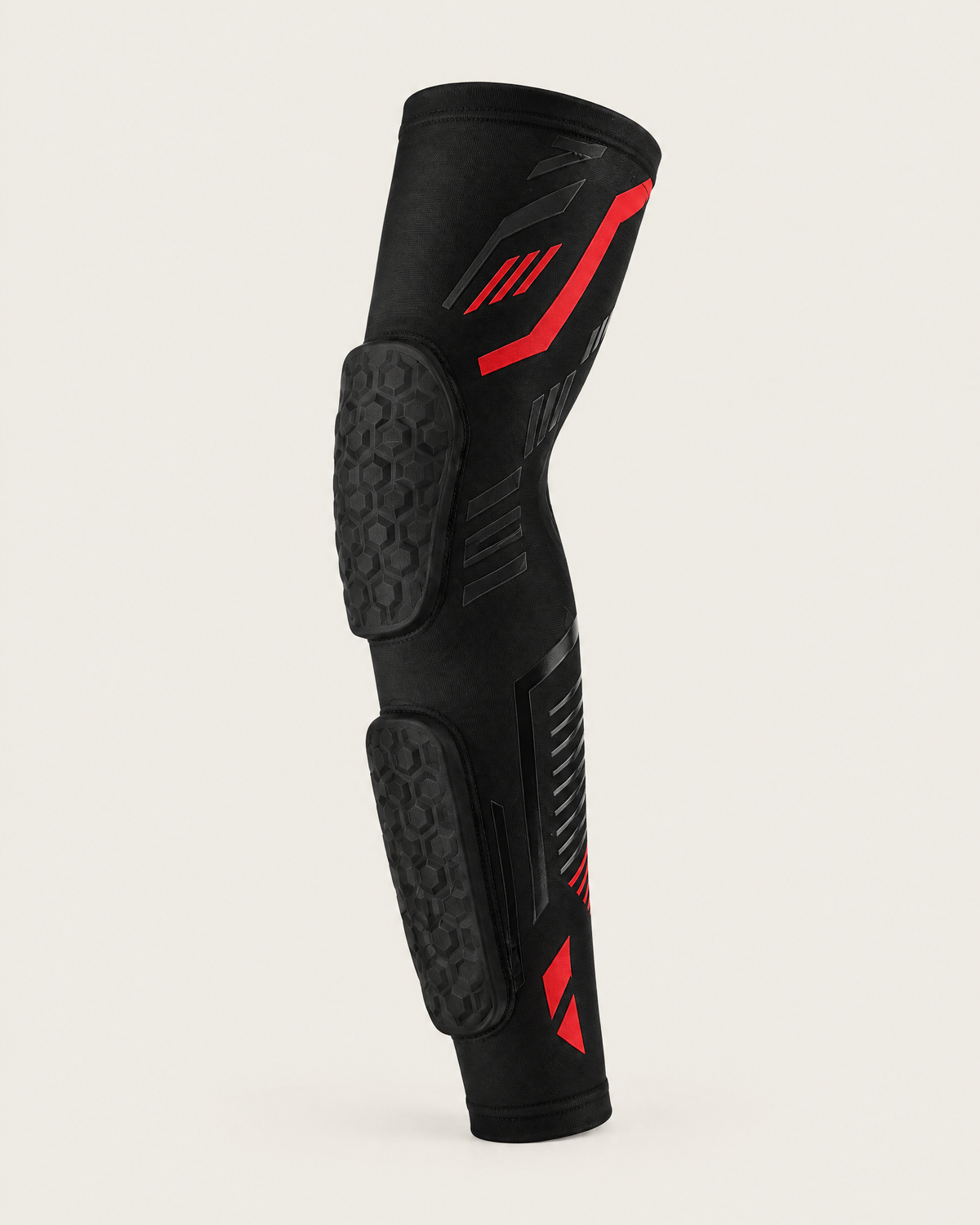 Padded Elbow Sleeve Black Red