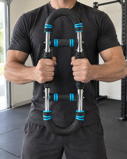Power Twister Bar in use in a home gym
