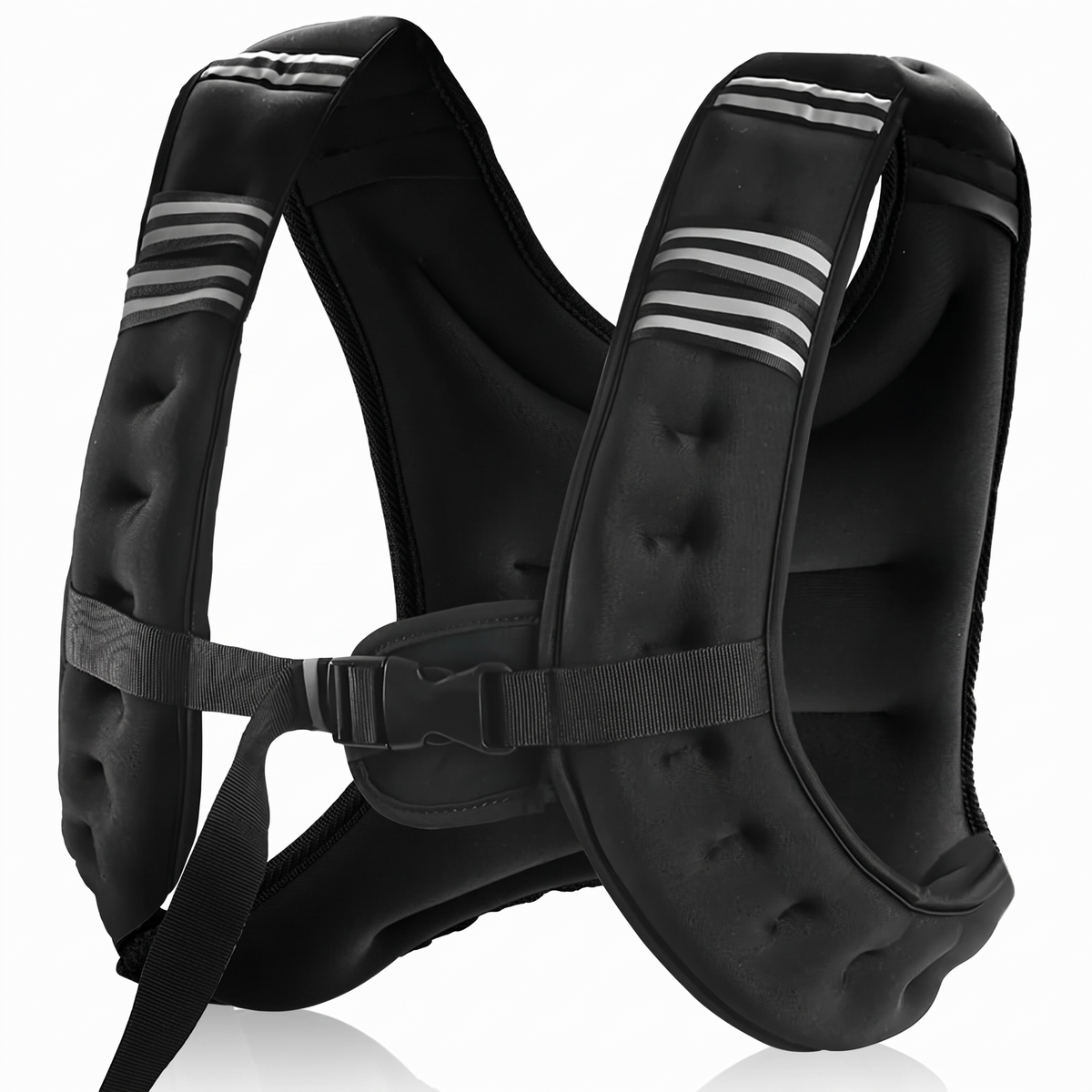 12 lb weighted running vest on a pure white background