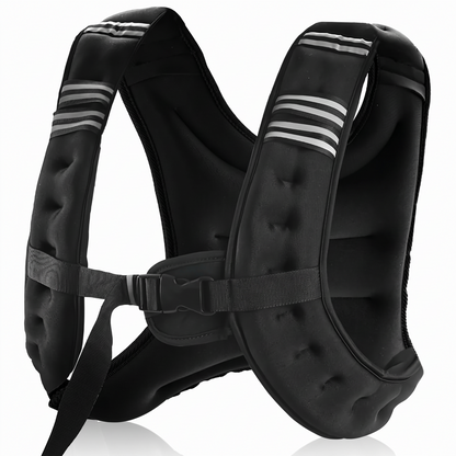12 lb weighted running vest on a pure white background